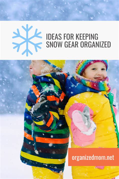 Ideas for Keeping Snow Gear Organized - The Organized Mom