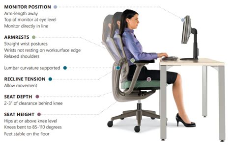 Office Ergonomics: Steps for Proper Adjustments | Allsteel