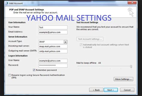 Yahoo Mail Settings | Setup Yahoo Mail Account - SLEEK-FOOD