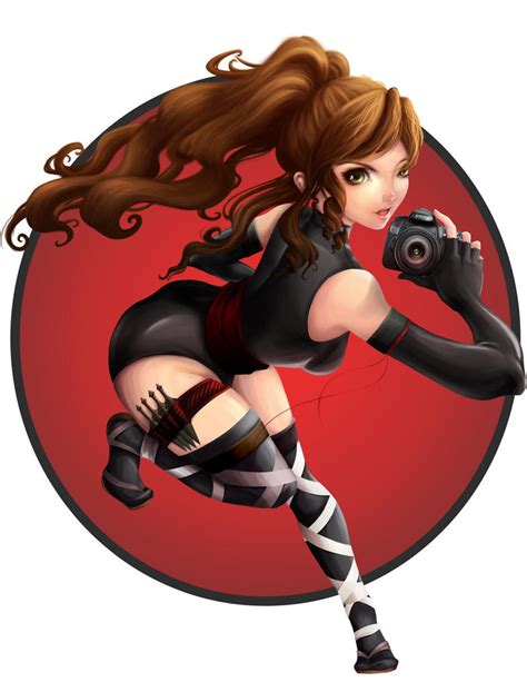 Ninja Girl Commission by TheLadyLaura on DeviantArt