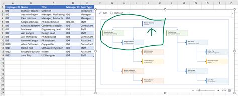 Dynamic Organization Chart with Dotted line reporting using Visio - Microsoft Community