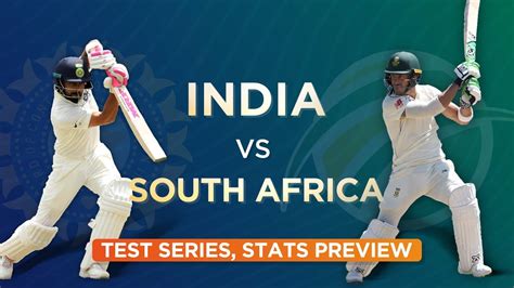 India v South Africa, Test Series: Stats Preview - YouTube