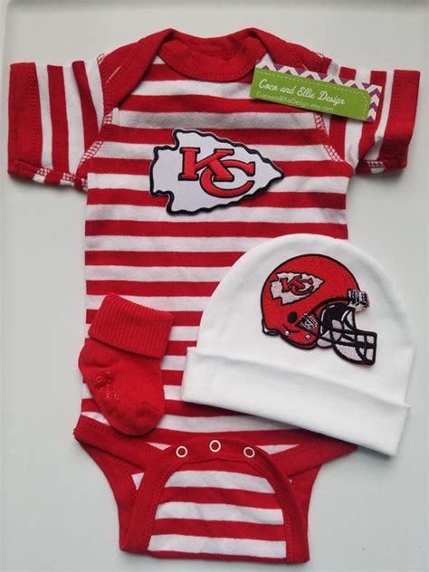 Kansas City Chiefs baby outfit/chiefs baby boy/kansas city chiefs baby shower/kc chiefs baby ...