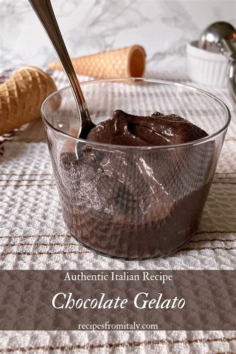 Authentic Homemade Chocolate Gelato Recipe - Recipes from Italy