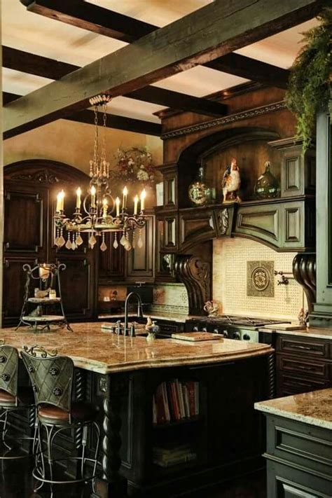 36 Refined Gothic Kitchen And Dining Room Designs - DigsDigs