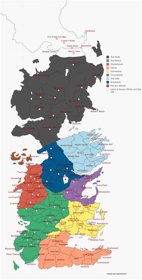 Westeros Map Houses Westeros Map Game Of Thrones Map – NBKomputer