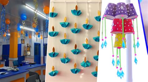 Diwali 2019 Office Bay Decoration Ideas Simple And Easy Ways To ...