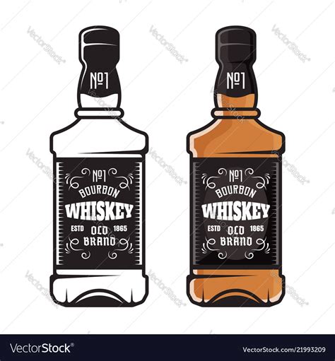 Whiskey Bottle Vector