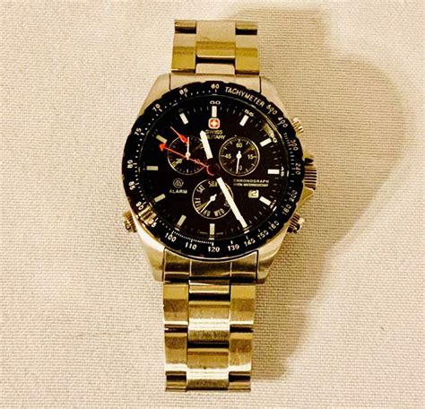 Lot# 159 - Swiss Military Hanowa Men's Chronograph Watch 6-407, 6-507 ...