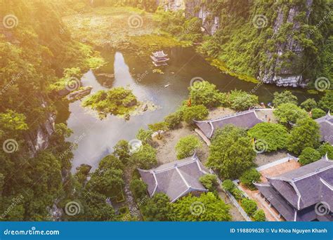 Aerial View of Natural Scenery at Trang an Landscape Complex. Trang an ...