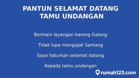 30 Pantun Selamat Datang untuk Tamu Undangan, Maba, hingga Pejabat