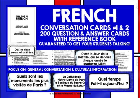 FRENCH SPEAKING PRACTICE MINI-BUNDLE #1 | Teaching Resources