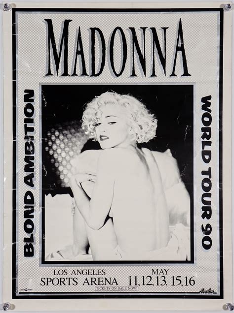 Madonna- Blond Ambition Tour (1990) Original Vintage Poster– Authentic Vintage Posters