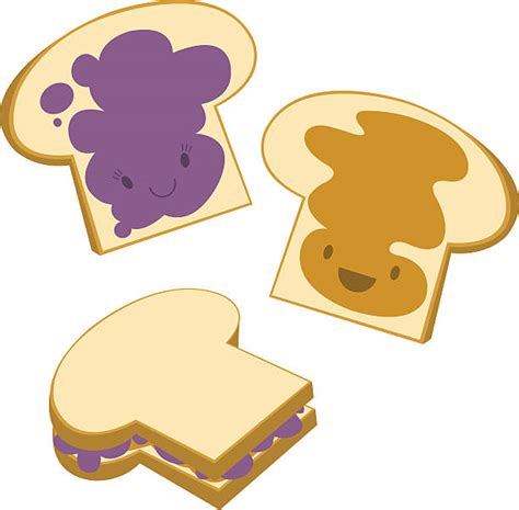 Peanut Butter And Jelly Sandwich Clip Art