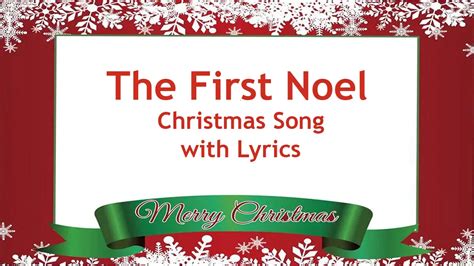 The First Noel Christmas Song With Lyrics - Catholic Daily Readings