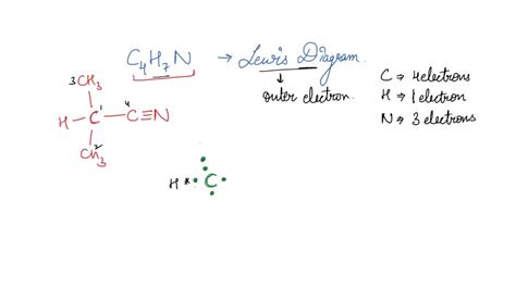 SOLVED: Lewis Structure of C4H7N