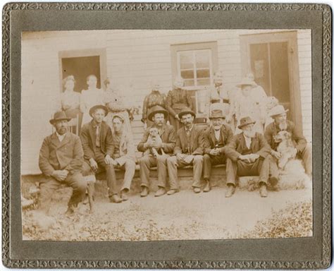 Group portrait on a front porch | smallcurio | Flickr