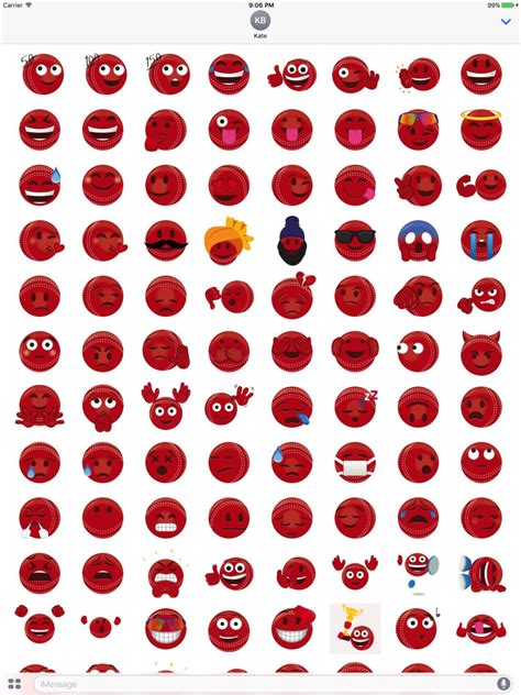 Cricket Ball Emoji - Stickers & Animations for iOS (iPhone/iPad) Latest ...