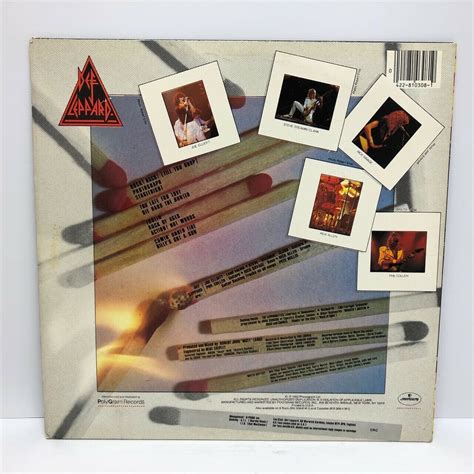 popsike.com - Def Leppard Pyromania 1983 Original Vinyl LP Record 80's ...