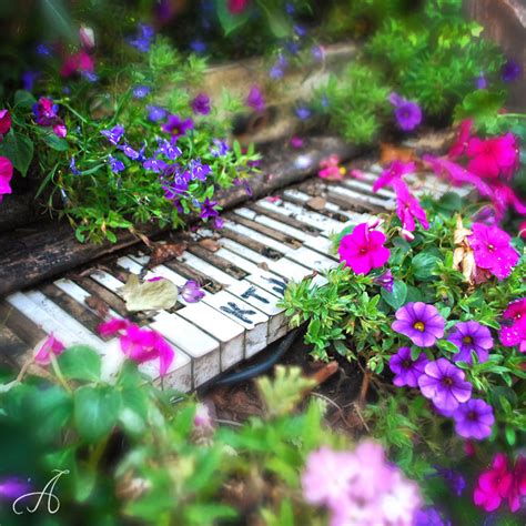 Piano flowers by anyffe on DeviantArt