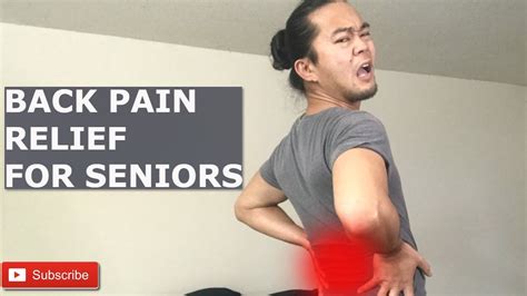 BACK PAIN RELIEF EXERCISES FOR SENIORS | OCCUPATIONAL THERAPY - YouTube