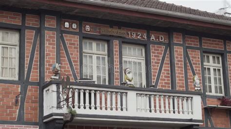 Typical German Influenced Architecture of Blumenau in Brazil Stock Footage - Video of tourist ...