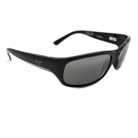 Maui Jim Stingray MJ-103-02 Polarized Sunglasses Gloss Black/Neutral Grey