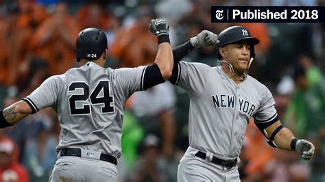 Giancarlo Stanton Homers, Breaking Out of Slump in a Yankees Win - The New York Times