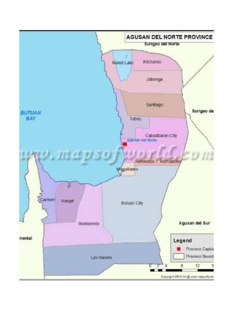 Agusan Del Norte Map PDF | PDF