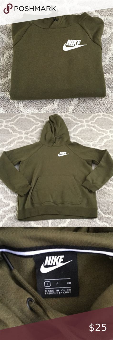 Nike Olive green hoodie | Olive green hoodie, Green hoodie women, Green hoodie