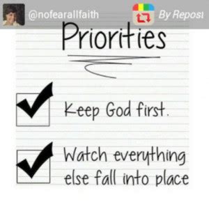 Keep God First Quotes. QuotesGram