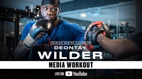 Deontay Wilder MEDIA WORKOUT | #WilderHelenius - YouTube