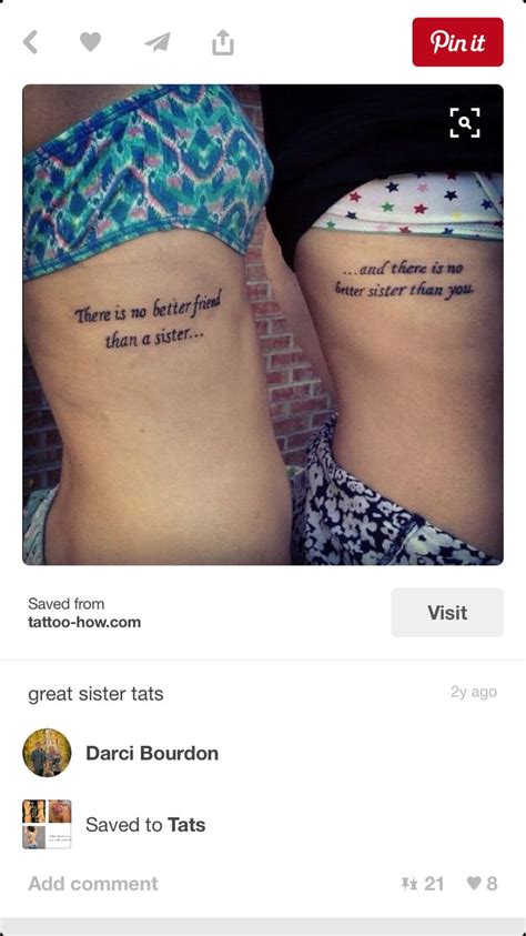 Sister | Cute tattoos quotes, Tattoo quotes, Cute tattoos