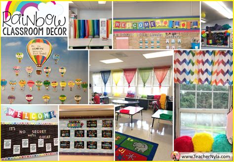 Nyla's Crafty Teaching: Rainbow Themed Classroom Decor and More