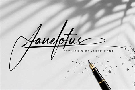 Janelotus - Signature Font – Free Fonts, Script & Handwritten Fonts | pixelify.net