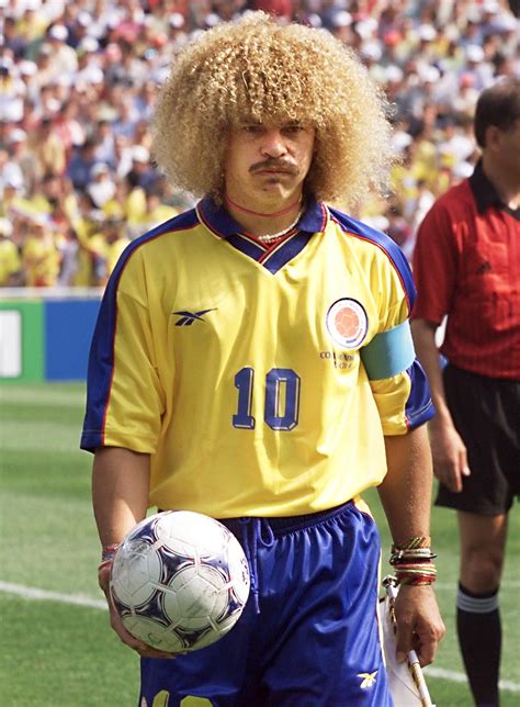 Carlos Valderrama famed for wild hair and recent Bake Off appearance - but World Cup icon helped ...