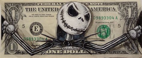 The Art of Donovan Clark: Money Art-painting on dollars 8