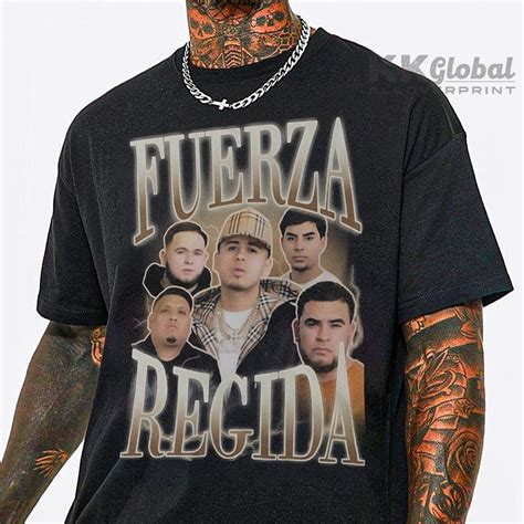 Fuerza Regida Merch Shirt Fuerza Regida Music Concert Shirt - Etsy