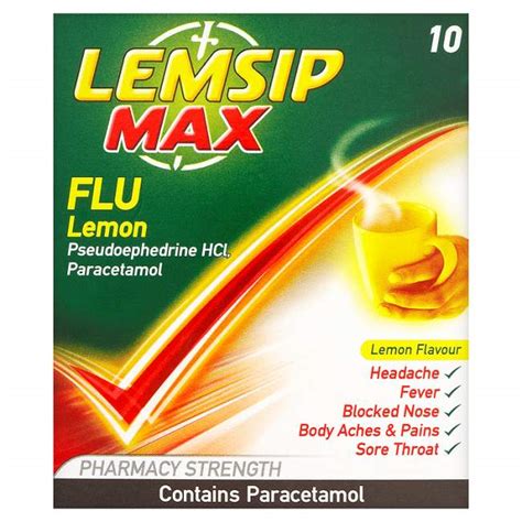 Lemsip Max Strength Sachet 10 | Sanax Medical