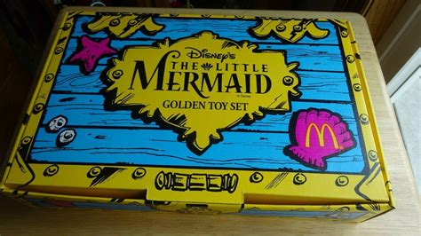 McDonalds 1997 Disney The Little Mermaid Golden Set Complete 8 Happy ...