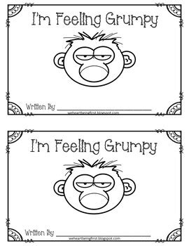 Grumpy Monkey Book Extension by We Heart Being First | TpT