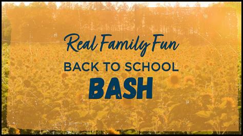 Back to School Bash - First Baptist Church of Middleburg