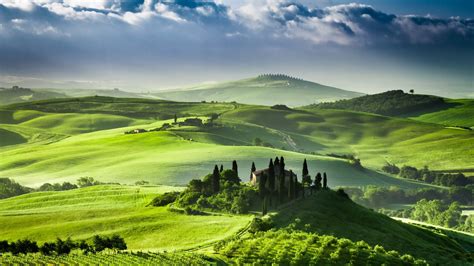 #22105 Photography Tuscany HD Wallpaper, Italy, Hill, Sunbeam, Landscape | Mocah HD Wallpapers