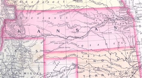 Kansas territory map | Lincoln's Writings