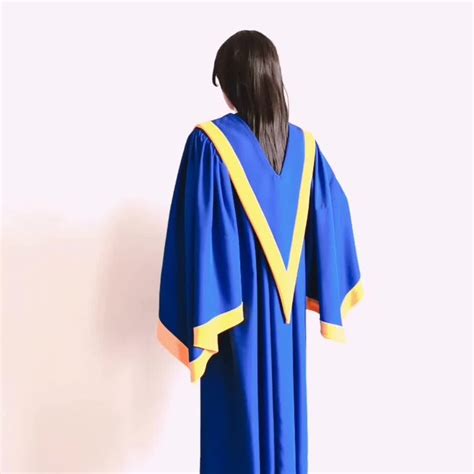 Unisex Modern Church Choir Robes Designs with a Reversible Stole ...