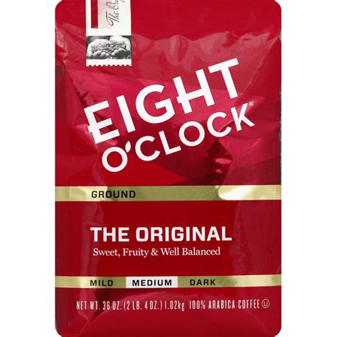 Eight O'Clock Coffee Coffee, Ground, Medium, The Original (36 oz) - Instacart