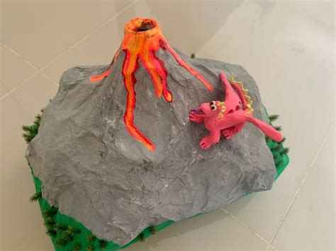 How to make a papier mache volcano or mountain | Teaching Resources