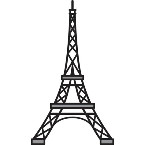 Paris Black And White Drawing | Free download on ClipArtMag