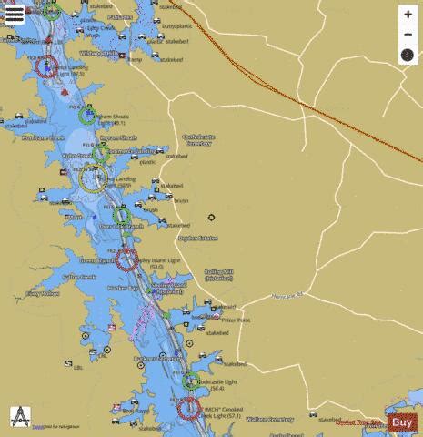 Cumberland River section 11_523_797 Fishing Map | Nautical Charts App