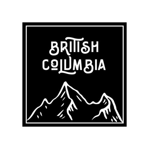 British Columbia Sticker by Chellekie Creations